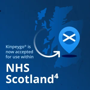 Kinpeygo is now accepted for use within NHS Scotland